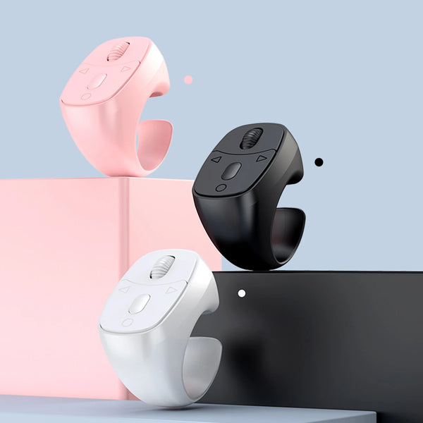 Bluetooth-Compatible 5.3 Remote Control Mouse Finger Ring Mouse Fingertip Remote Control Wireless Camera Shutter Selfie Button
